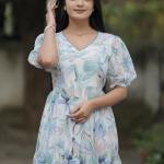 Eleganza – Georgette Long Maxi Dress (M to 3XL)