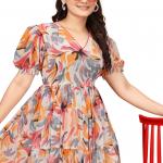 Eleganza – Georgette Long Maxi Dress (M to 3XL)