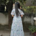 Eleganza – Georgette Long Maxi Dress (M to 3XL)