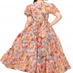 Eleganza – Georgette Long Maxi Dress (M to 3XL)