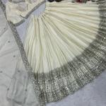 💫 Aarohi Luxe – Embroidered Wedding Lehenga Choli Set (MD3037)