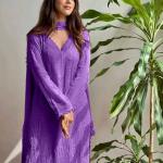 Zoya Grace – Faux Georgette Embroidered Co-Ord Set with Dupatta