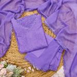 Zoya Grace – Faux Georgette Embroidered Co-Ord Set with Dupatta