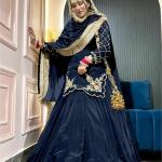 Zehra Royale – Designer Crepe Silk Lehenga Set (MF-448)