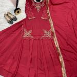 Zehra Royale – Designer Crepe Silk Lehenga Set (MF-448)