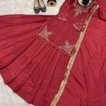 Zehra Royale – Designer Crepe Silk Lehenga Set (MF-448)