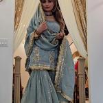 ✨ Zeenat Elite – Embroidered Chinon Silk Sharara Suit Set