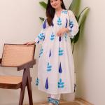 🌸 Preeti – Hand Block Printed Mul Cotton Kurta Set