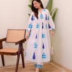 🌸 Preeti – Hand Block Printed Mul Cotton Kurta Set