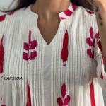 🌸 Preeti – Hand Block Printed Mul Cotton Kurta Set