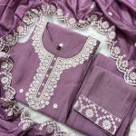 Summer Bloom - Handwork Muslin Kurti Dupatta Pant Set