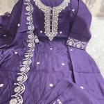Summer Bloom - Handwork Muslin Kurti Dupatta Pant Set