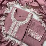 Summer Bloom - Handwork Muslin Kurti Dupatta Pant Set