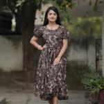 🌸 GraceFlow Georgette Maxi Dress