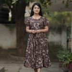 🌸 GraceFlow Georgette Maxi Dress