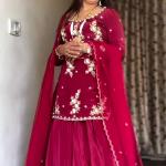 ✨ RegalGlow Designer Lehenga Set
