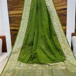 ✨ Policona Banarasi Luxe Silk Saree