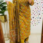 Chandni – Summer Cambric Cotton A-Line Kurti Set