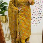 Chandni – Summer Cambric Cotton A-Line Kurti Set