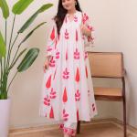 🌸 Preeti – Hand Block Printed Mul Cotton Kurta Set