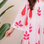 🌸 Preeti – Hand Block Printed Mul Cotton Kurta Set