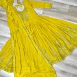 "Zarina" Premium Readymade Gown with Dupatta – Festive Edition