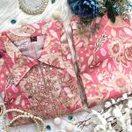✨ "Noor-E-Zevar" Premium Muslin Co-Ord Set with Real Mirror Handwork