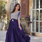 💫 "Zara Noor" Designer Slit Kurti with Lehenga Set – Elegant Festive Edition