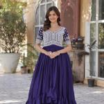 💫 "Zara Noor" Designer Slit Kurti with Lehenga Set – Elegant Festive Edition