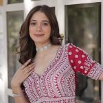 💫 "Zara Noor" Designer Slit Kurti with Lehenga Set – Elegant Festive Edition