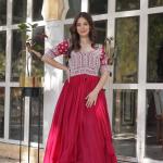 💫 "Zara Noor" Designer Slit Kurti with Lehenga Set – Elegant Festive Edition