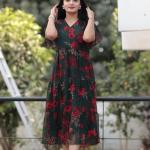 🌸 RangMasti Georgette Glam Maxi Dress