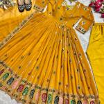 👑 "Noor-e-Nazakat" Designer Anarkali Suit Set – Royal Flair Edition