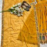 👑 "Noor-e-Nazakat" Designer Anarkali Suit Set – Royal Flair Edition