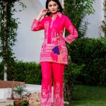 🌟 "Abstract Muse" – Muslin Silk Co-ord Set