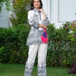 🌟 "Abstract Muse" – Muslin Silk Co-ord Set