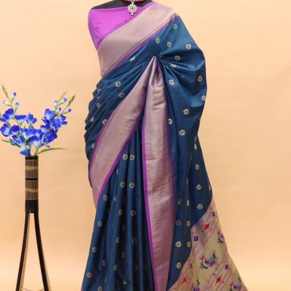 House of Paithani – Zumkha Paithani Pure Silk Saree Collection 💫