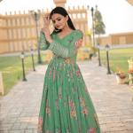 🌸 "Florencia" Premium Floral Embroidered Gown 🌸
