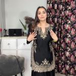 👑 "Noor Sharara Glam" – Designer Party Wear Set