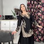 👑 "Noor Sharara Glam" – Designer Party Wear Set