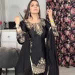 👑 "Noor Sharara Glam" – Designer Party Wear Set