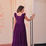 🌟 Zyana Premium Frill Gown – Designer Sleeveless Collection
