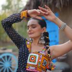 💖 "Bandhuri Kutchi Flair Gown" – Premium Bandhani Print Gown