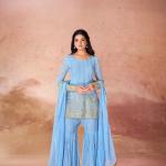 💫 Zahra Elegance Georgette Sharara Suit Set