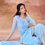 💫 Zahra Elegance Georgette Sharara Suit Set