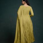 ✨ Noor Anarkali Organza Pant Suit Set