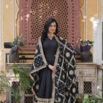 🌟 "Noorani Elegance" Premium Embroidered Gown with Dupatta Set