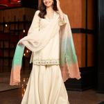 🌿 “Aaradhya Multicolor Embroidered Summer Sharara Set” – Premium Ready-to-Wear Collection