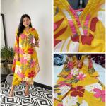 “Elegance in Ikkat” Soft Cotton Dress