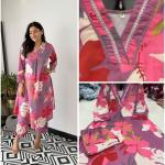 “Elegance in Ikkat” Soft Cotton Dress